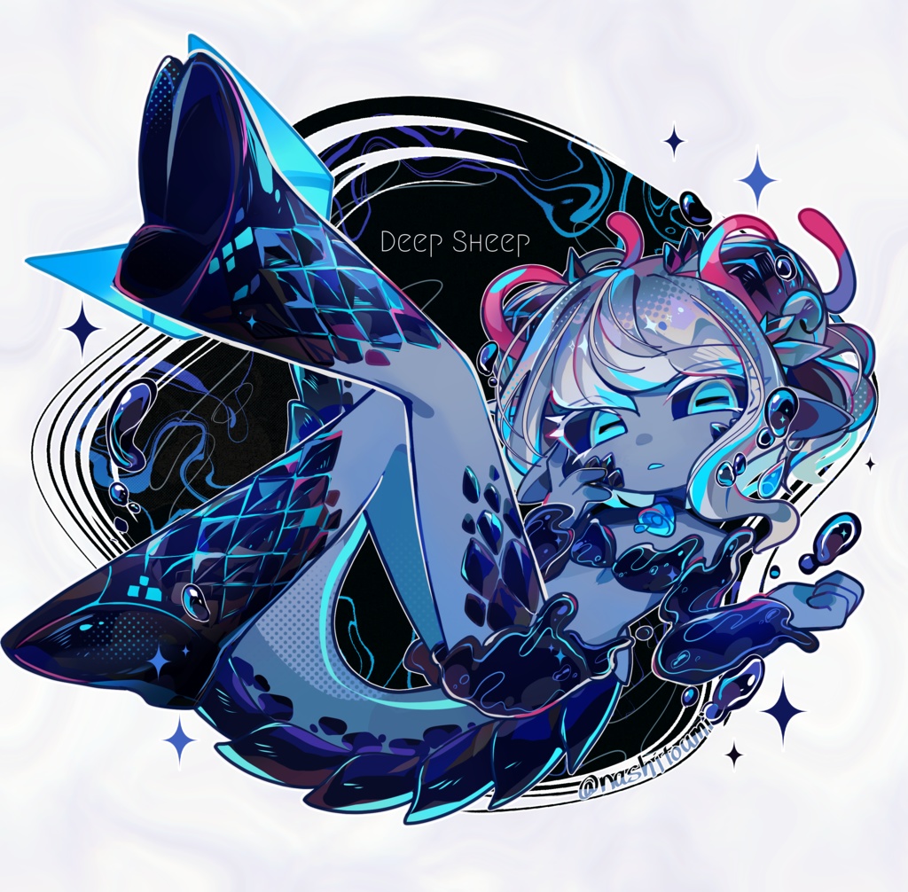 【ステッカー】深海シープ