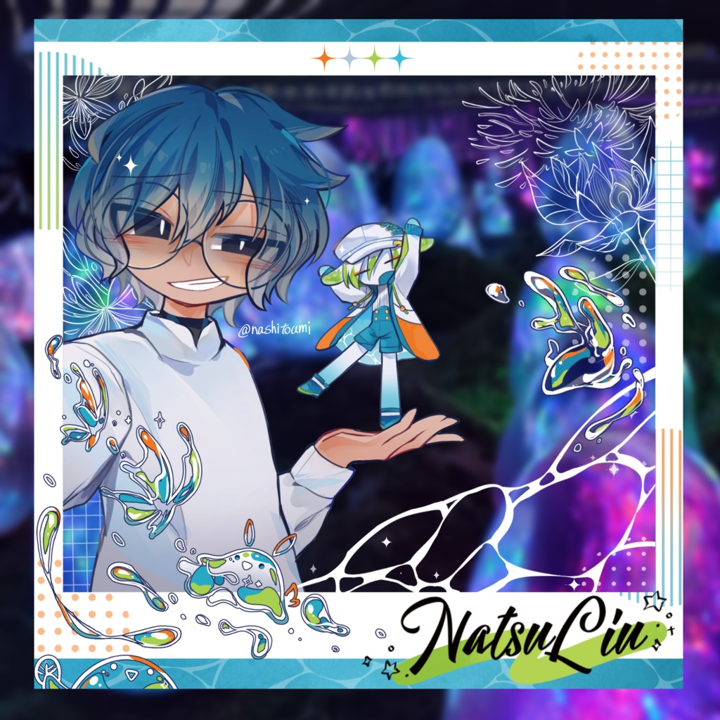 【ナツメ】ナツリウ自撮り風アクキー