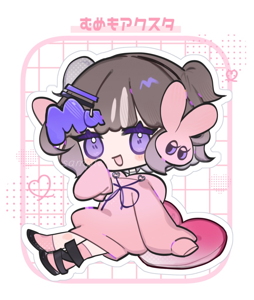 【つきみむめも生誕祭2024】アクリルキーホルダー