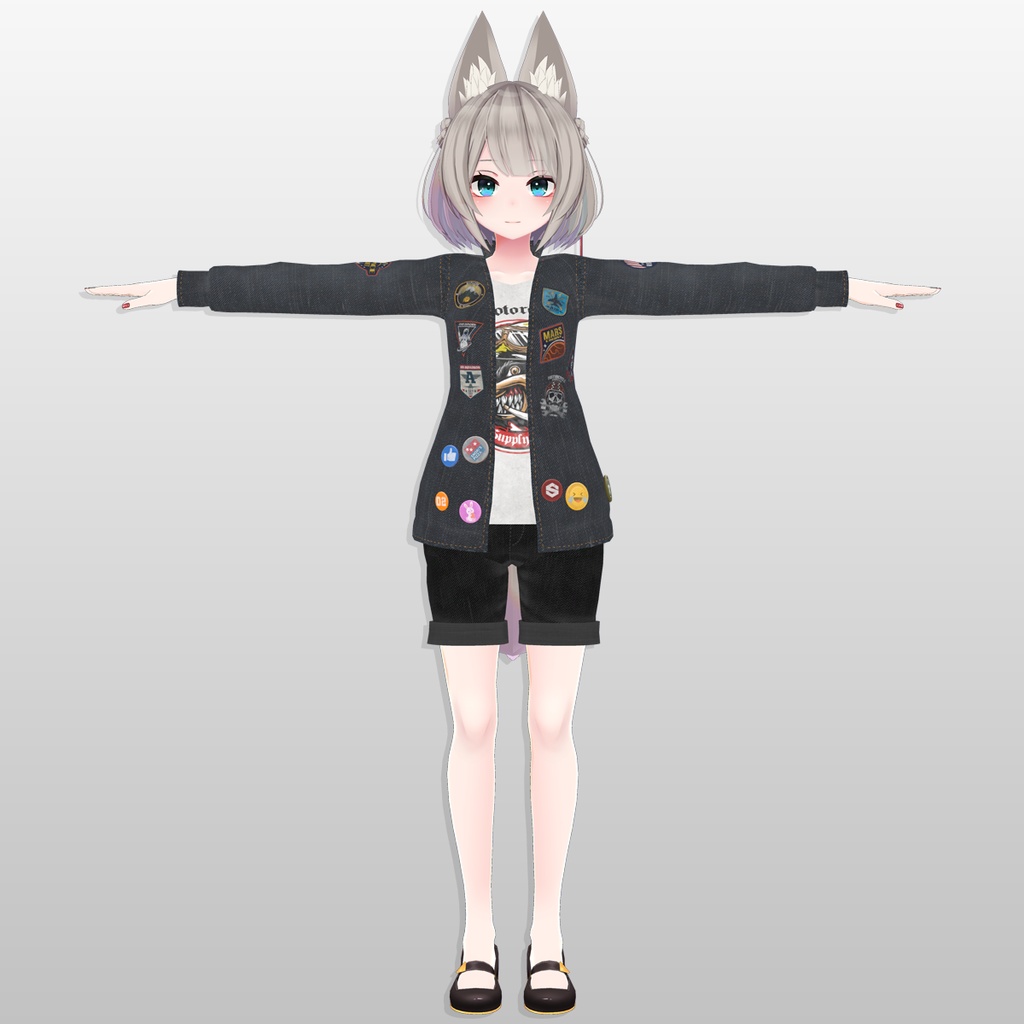 『ストリートジャケット』衣装セット - 「京狐」用