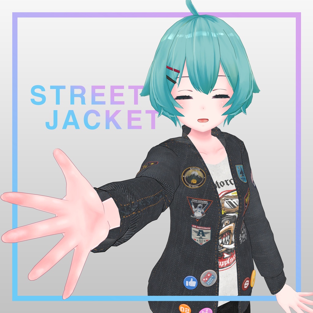 『ストリートジャケット』衣装セット - 「薄荷｣用