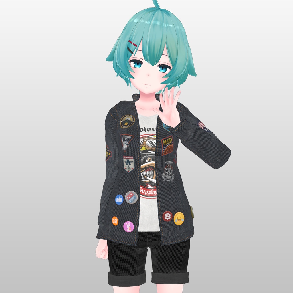 『ストリートジャケット』衣装セット - 「薄荷」用