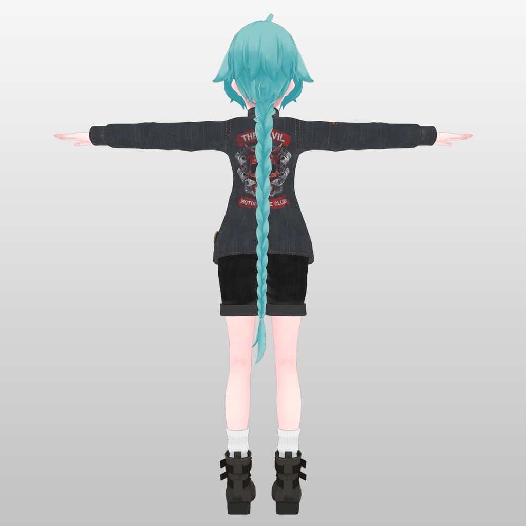 『ストリートジャケット』衣装セット - 「薄荷」用