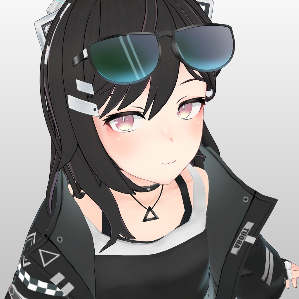 『ワンサイドロングヘアー』 - VRC用 A-TYPE