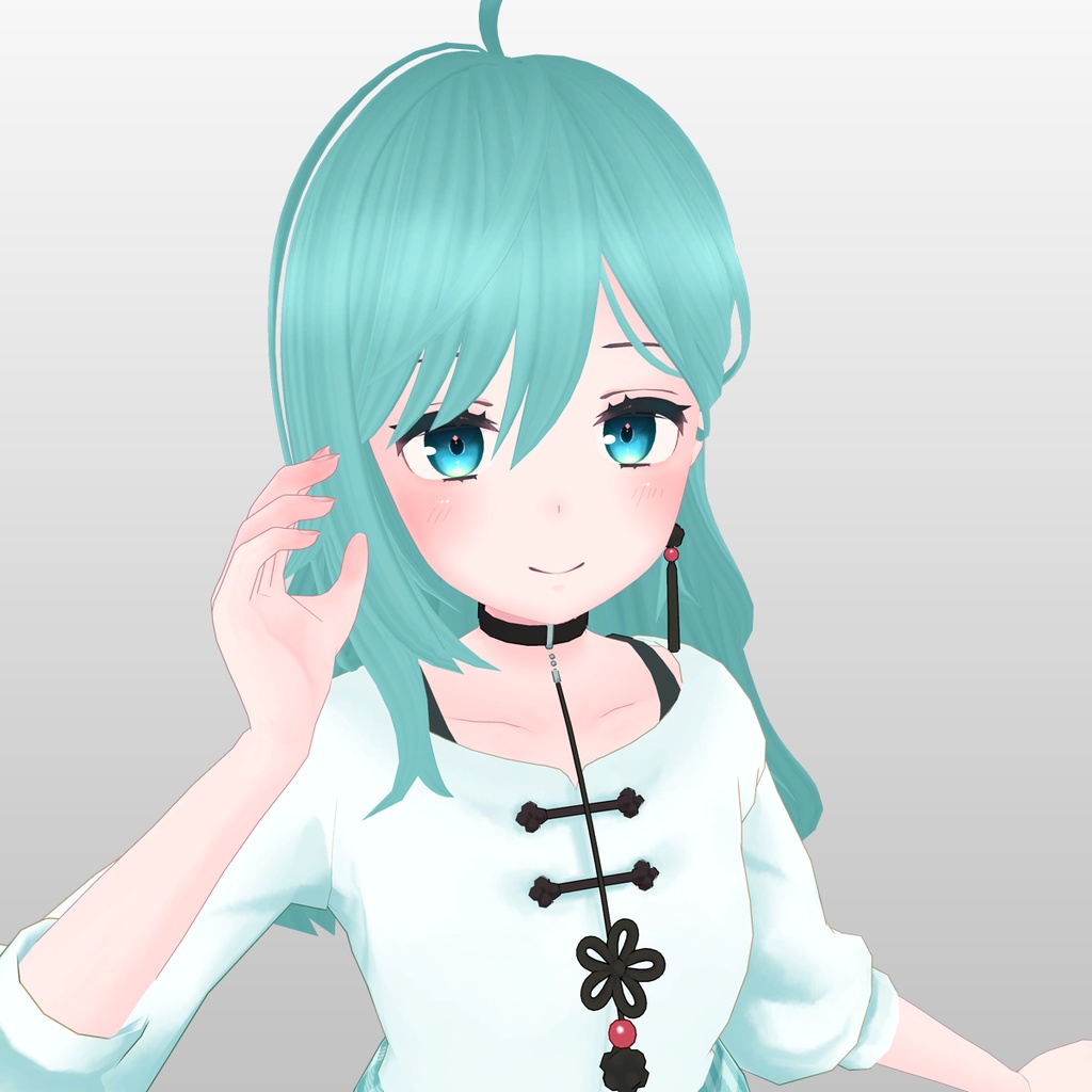 『ワンサイドロングヘアー』 - VRC用 A-TYPE