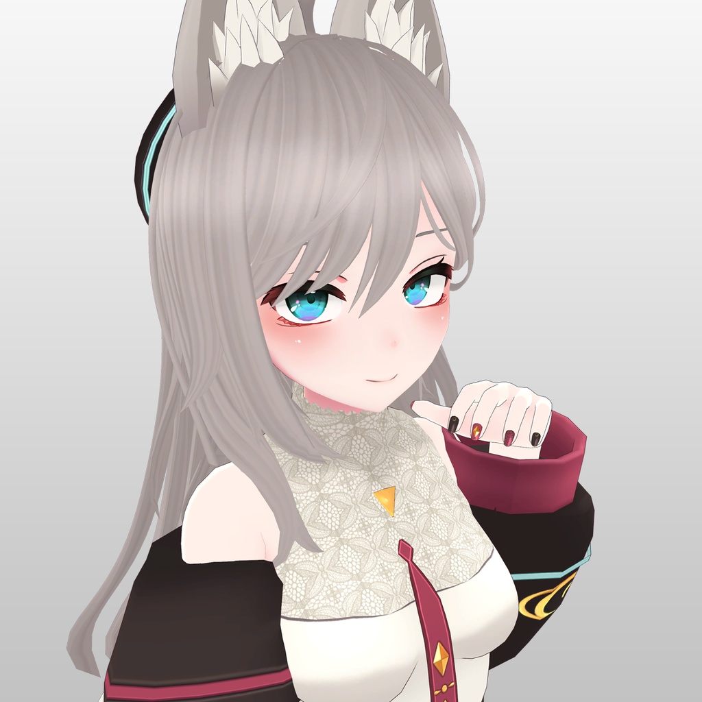 『ワンサイドロングヘアー』 - VRC用 A-TYPE