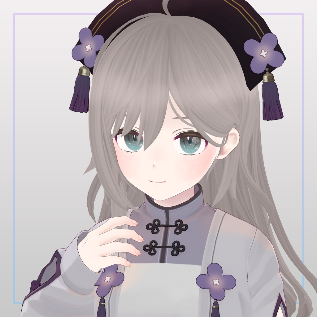 『ワンサイドロングヘアー』 - VRC用 B-TYPE