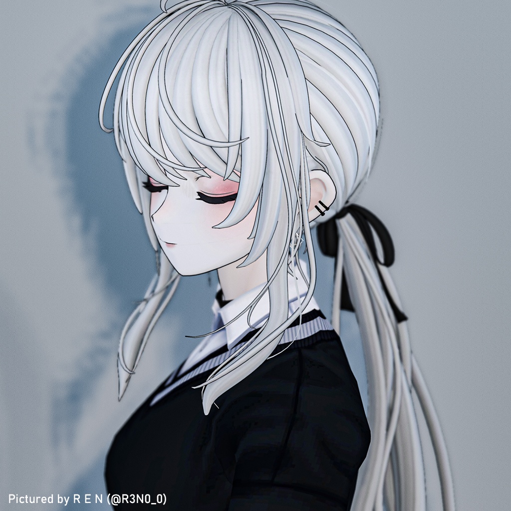 『ロングポニーテール』 - VRC用 B-TYPE