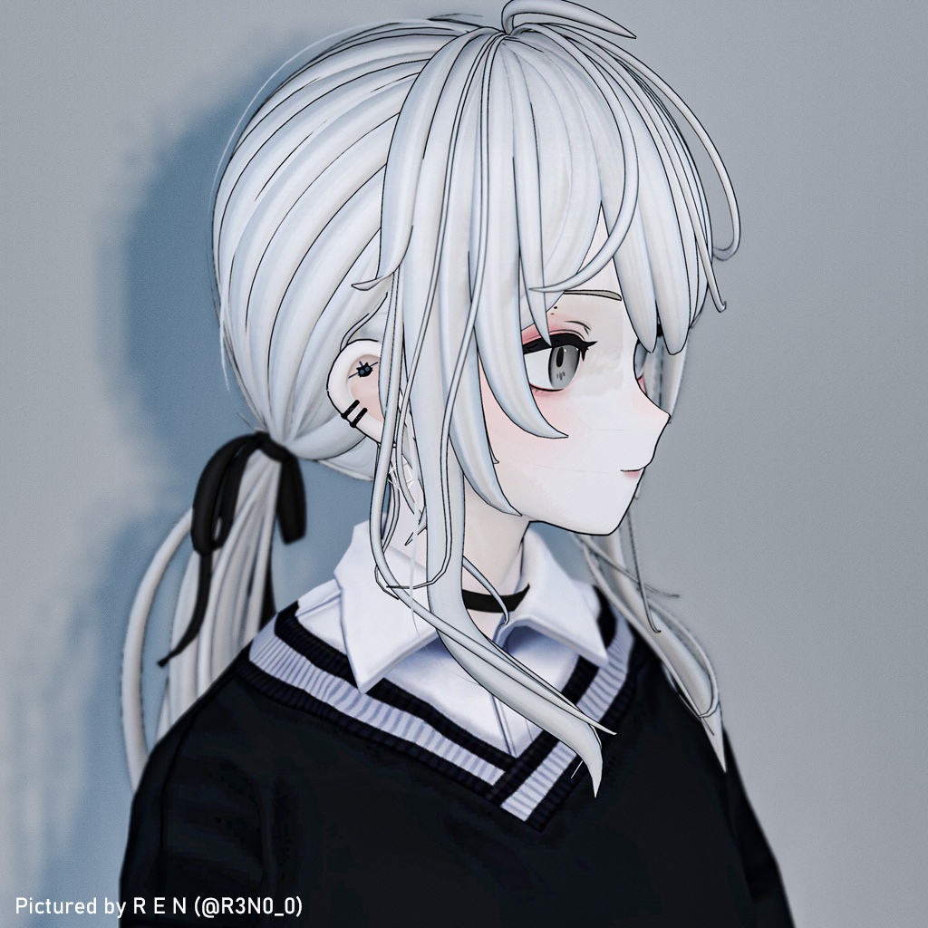 『ロングポニーテール』 - VRC用 B-TYPE