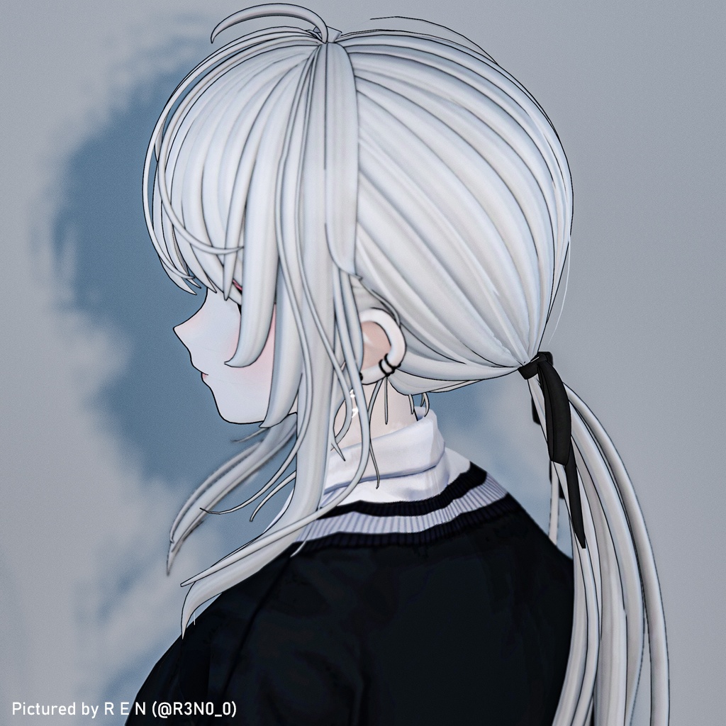 『ロングポニーテール』 - VRC用 B-TYPE