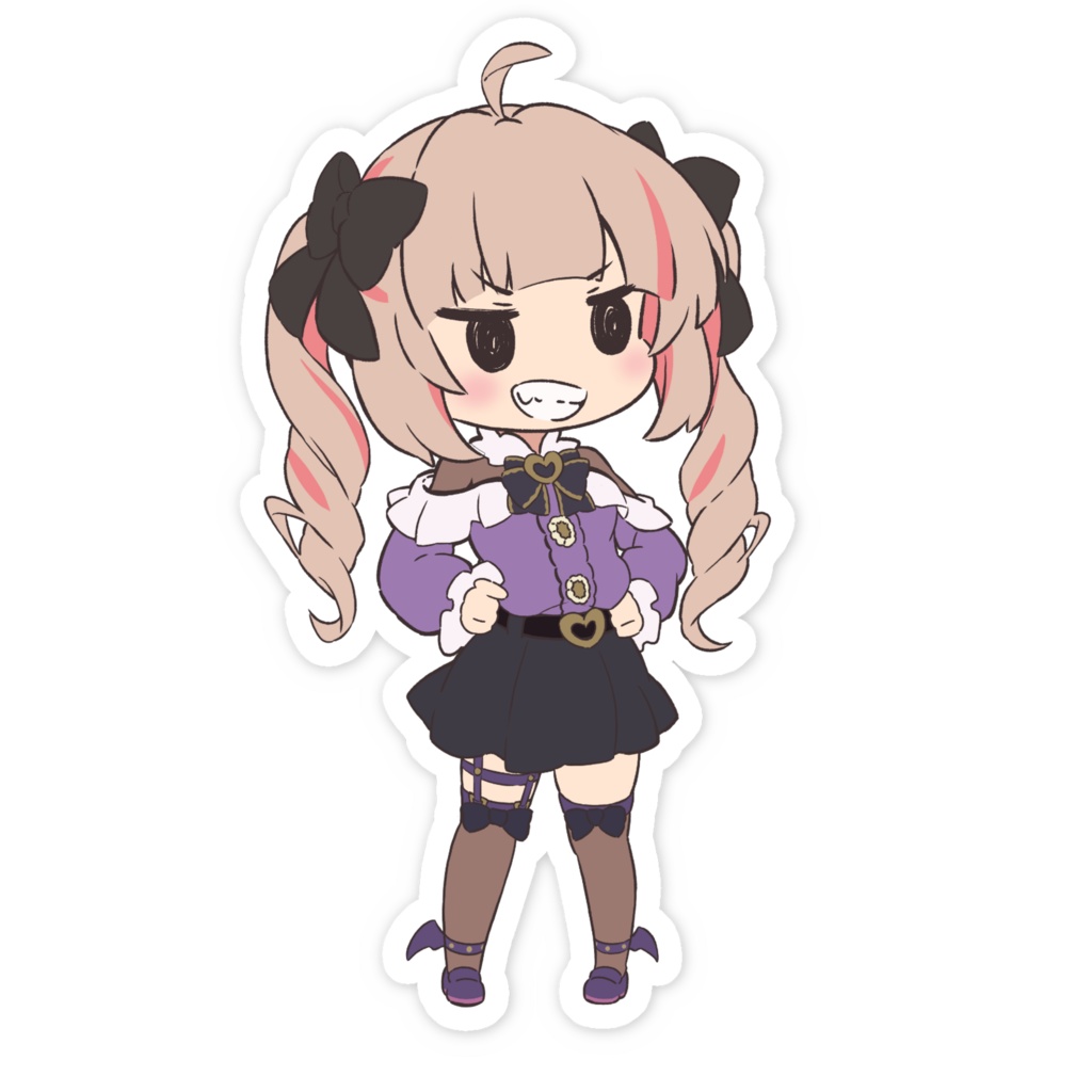 にしし顔ステッカー 大