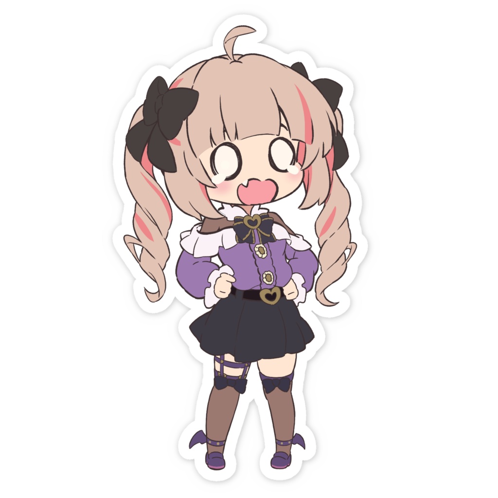 泣き顔ステッカー 大