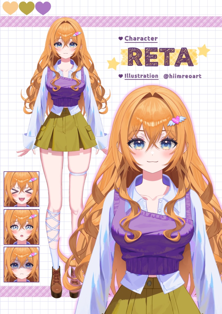 Vtuber model Art & Rigging