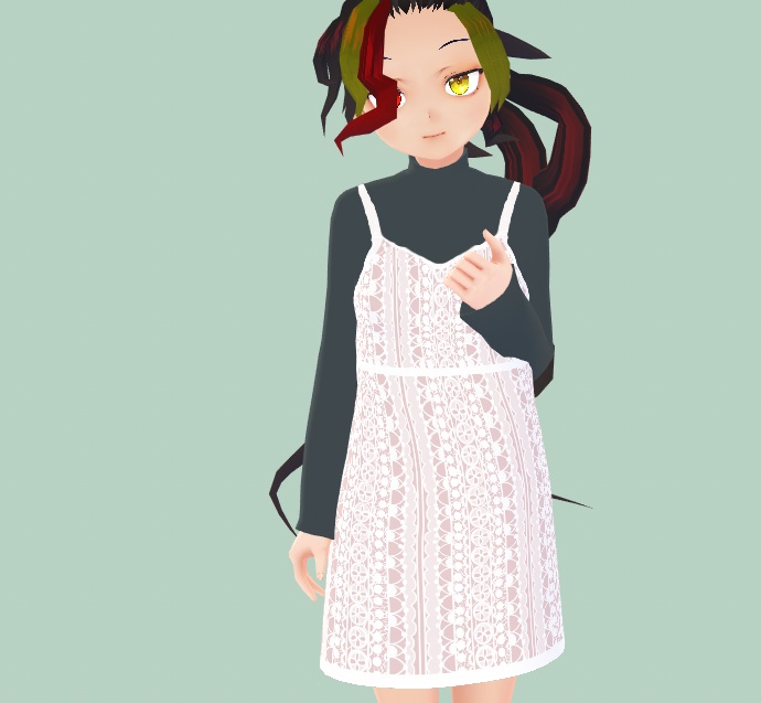 【VRoid】タイトキャミワンピ/Camisole dress