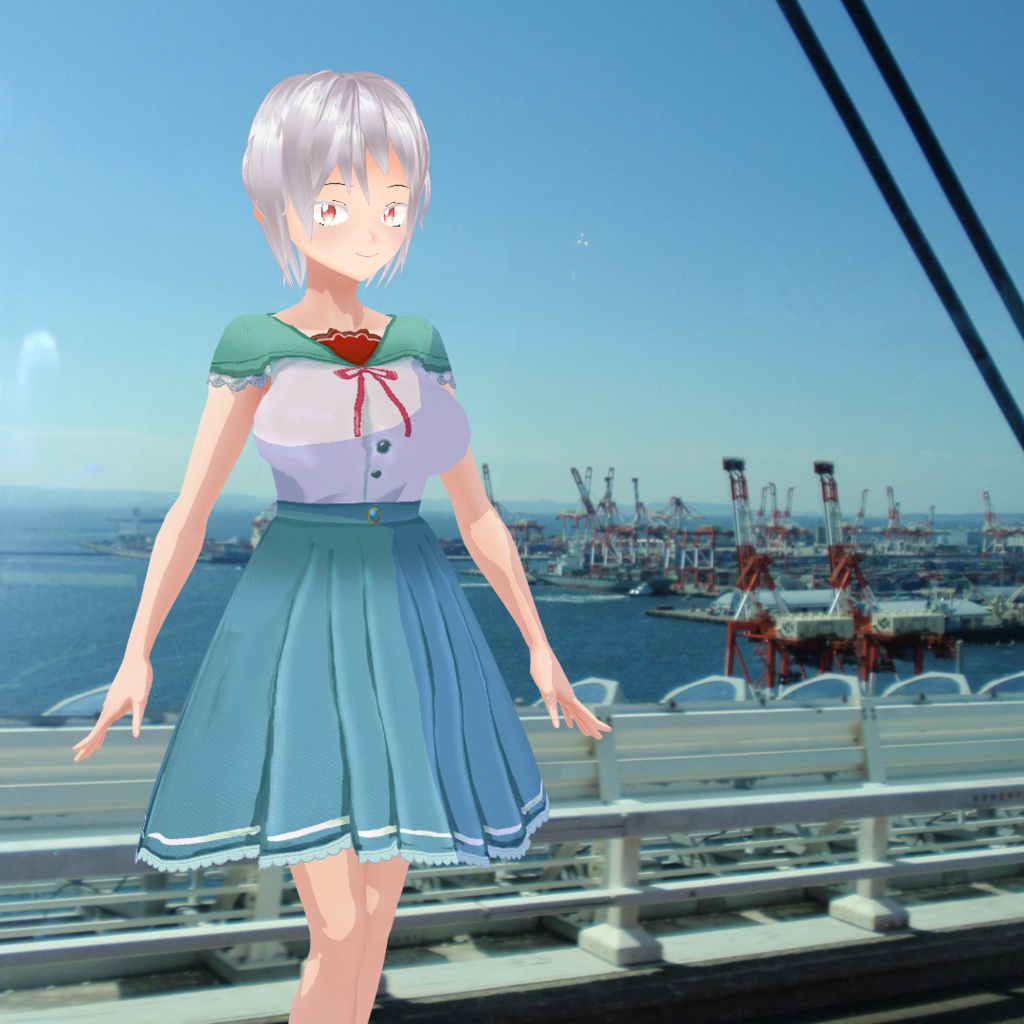 【VRoid】サマーセーラー /Sleeveless Sailor Suit