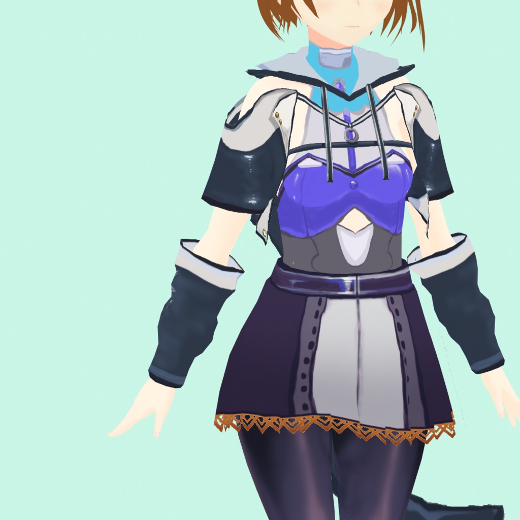 【VRoid】オルカスイムのセットアップ /SF Girl Costume