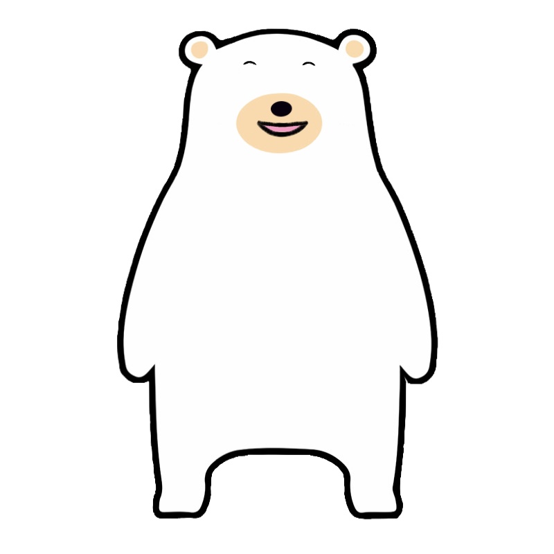 【FaceRig用アバター】【動物】シロクマ【vtuber】