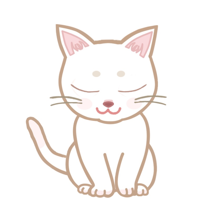 【FaceRig用アバター】【動物】白猫【vtuber】