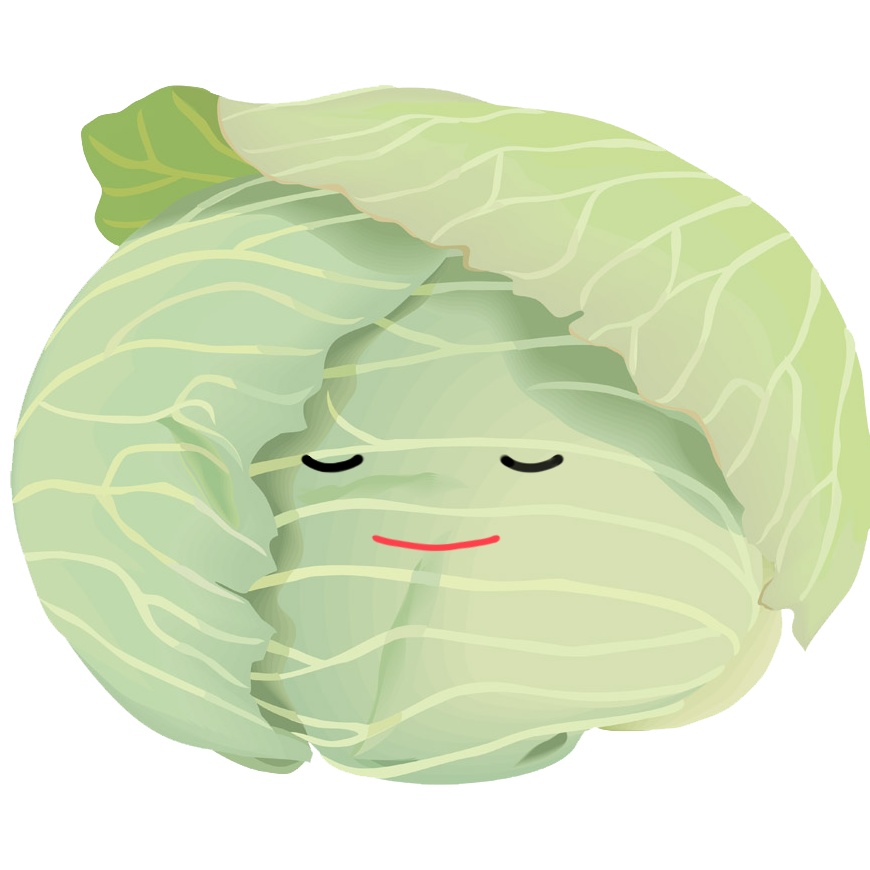 【FaceRig用アバター】【野菜】キャベツ