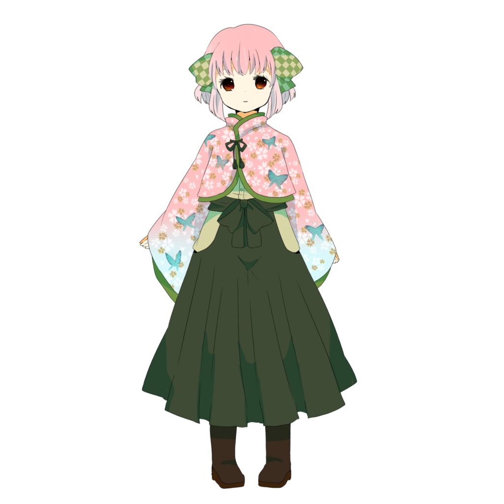 Facerig用アバター キャラクター 桜の少女 限定1名販売 グラップサイド Booth