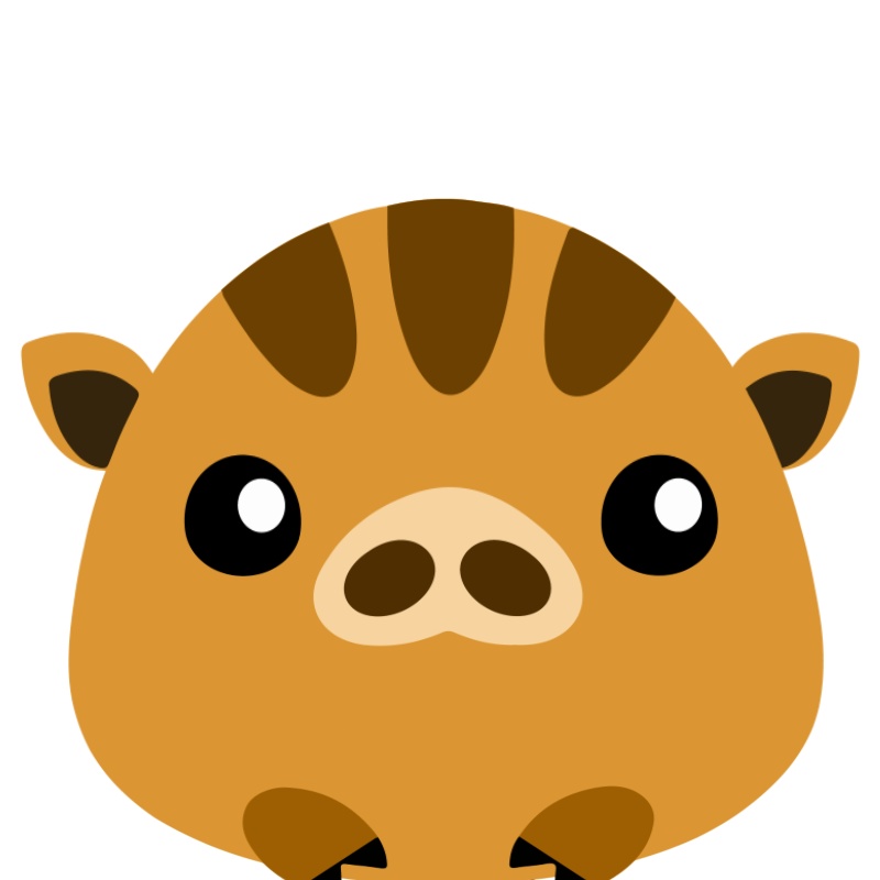 【FaceRig用アバター】【動物】イノシシ
