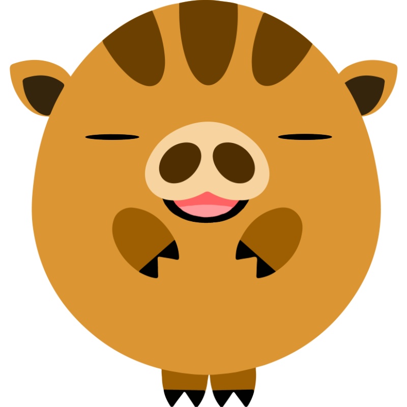【FaceRig用アバター】【動物】イノシシ