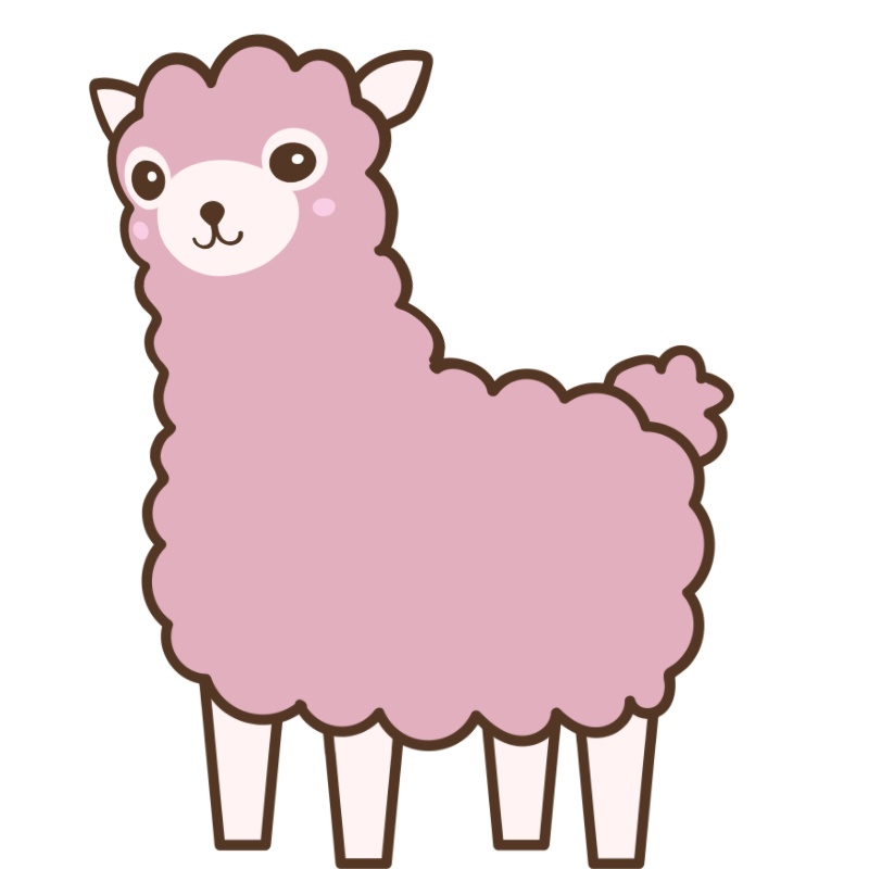 【FaceRig用アバター】【動物】アルパカ