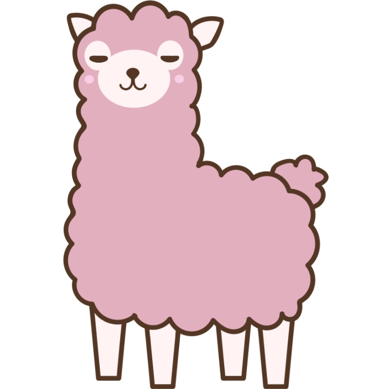 【FaceRig用アバター】【動物】アルパカ