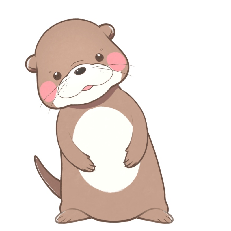 【FaceRig用アバター】【動物】かわうそ