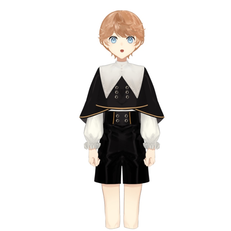 【FaceRig用アバター】【キャラクター】帽子をかぶった少年(半身モデル) 【限定1名販売】