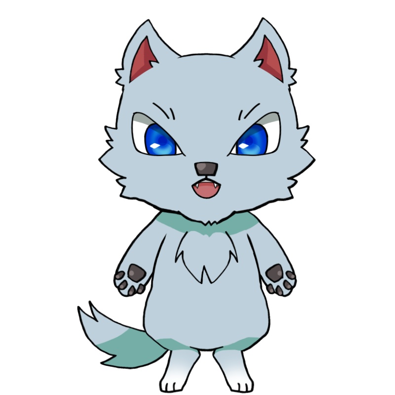 【バーチャルアバター】【動物】オオカミ