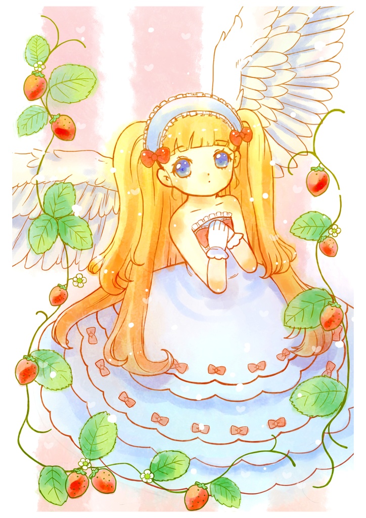 ポストカード［いちご天使］