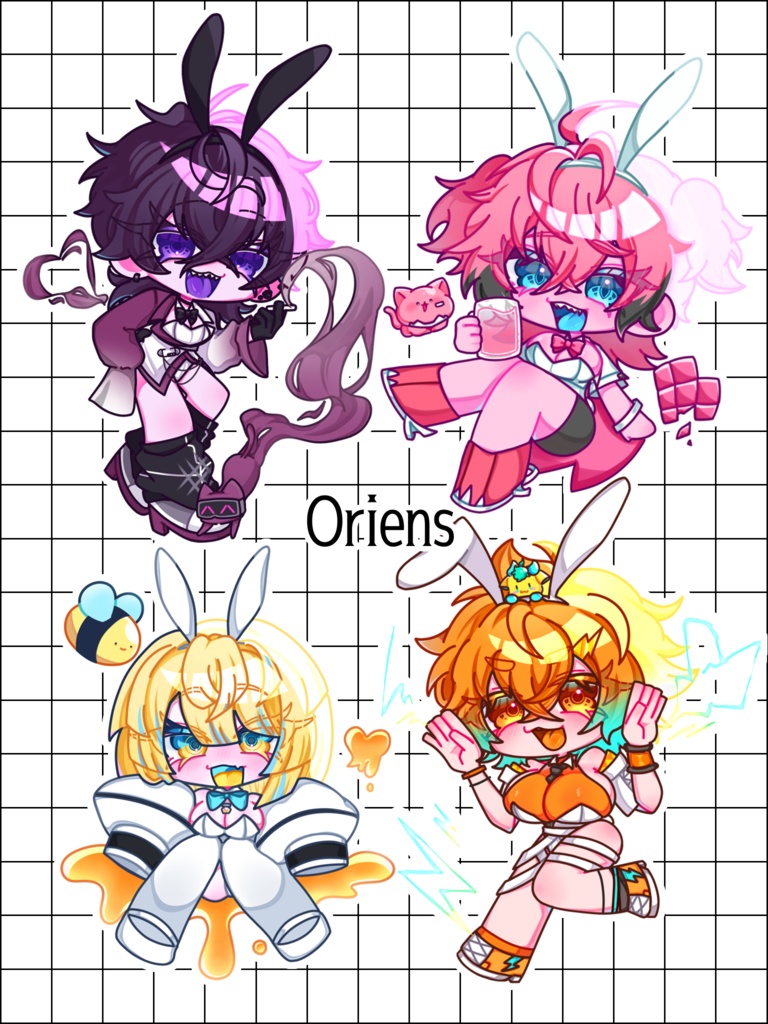 【非公式】OriensTSバニーアクキー