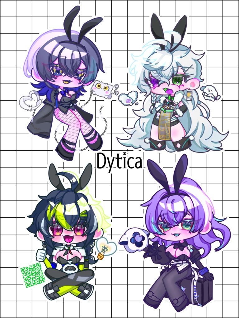 【非公式】DyticaTSバニーアクキー
