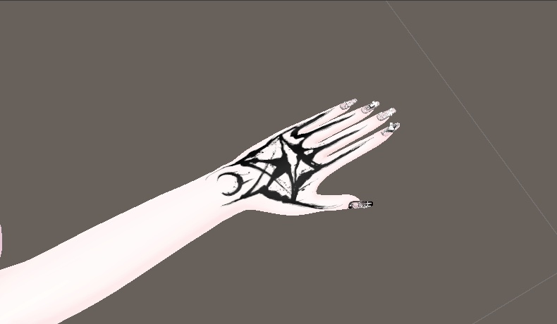 無料【ミルフィ-milfy】left hand tattoo 01