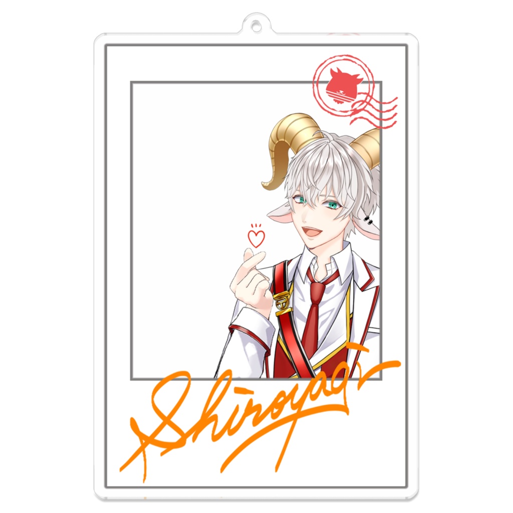 チェキ風　アクリルキーホルダー①