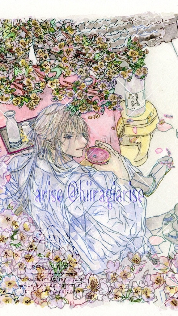 『お酒擬人化』フレームレス