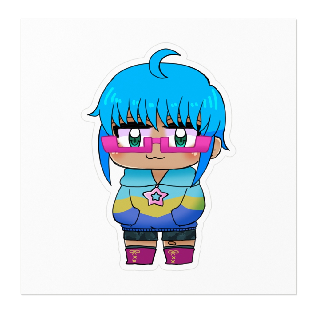 (通常・夏衣装)鏡いづみステッカー