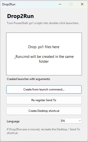 Drop2Run