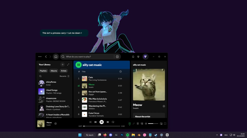 MateEngine - かわいいインタラクティブデスクトップアニメガールアプリ