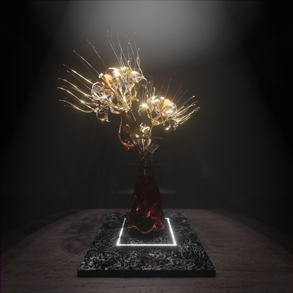 花瓶(スパイラル)