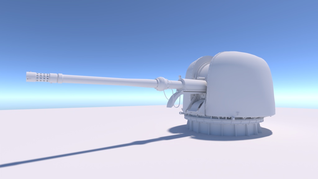 オート・メラーラ76mmコンパクト砲(アーマチュア付きver)