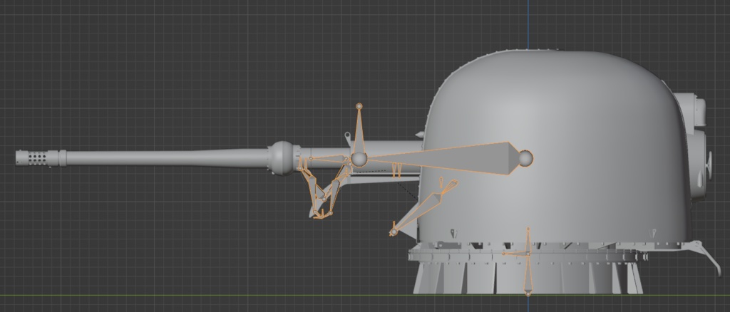 オート・メラーラ76mmコンパクト砲(アーマチュア付きver)