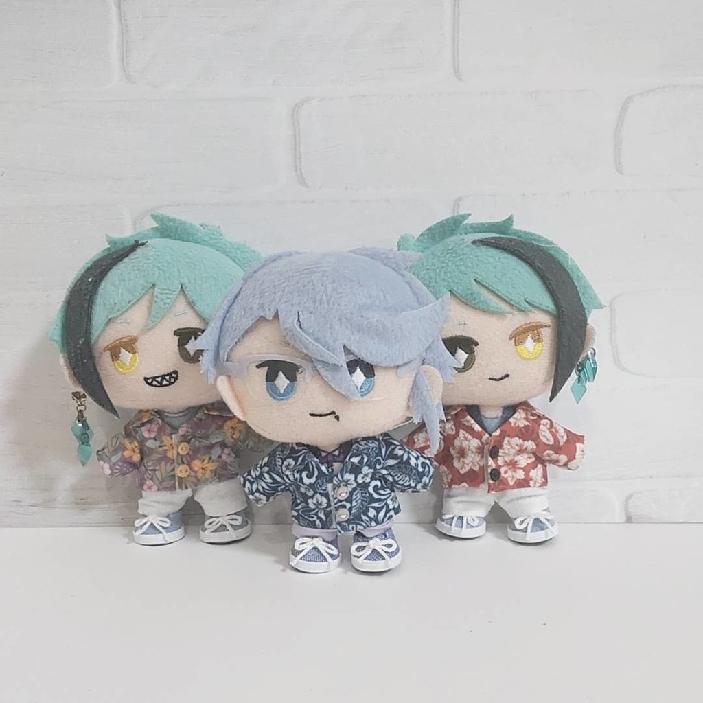 夏を満喫!!アロハシャツ(ハイビスカス柄)10cmぬい