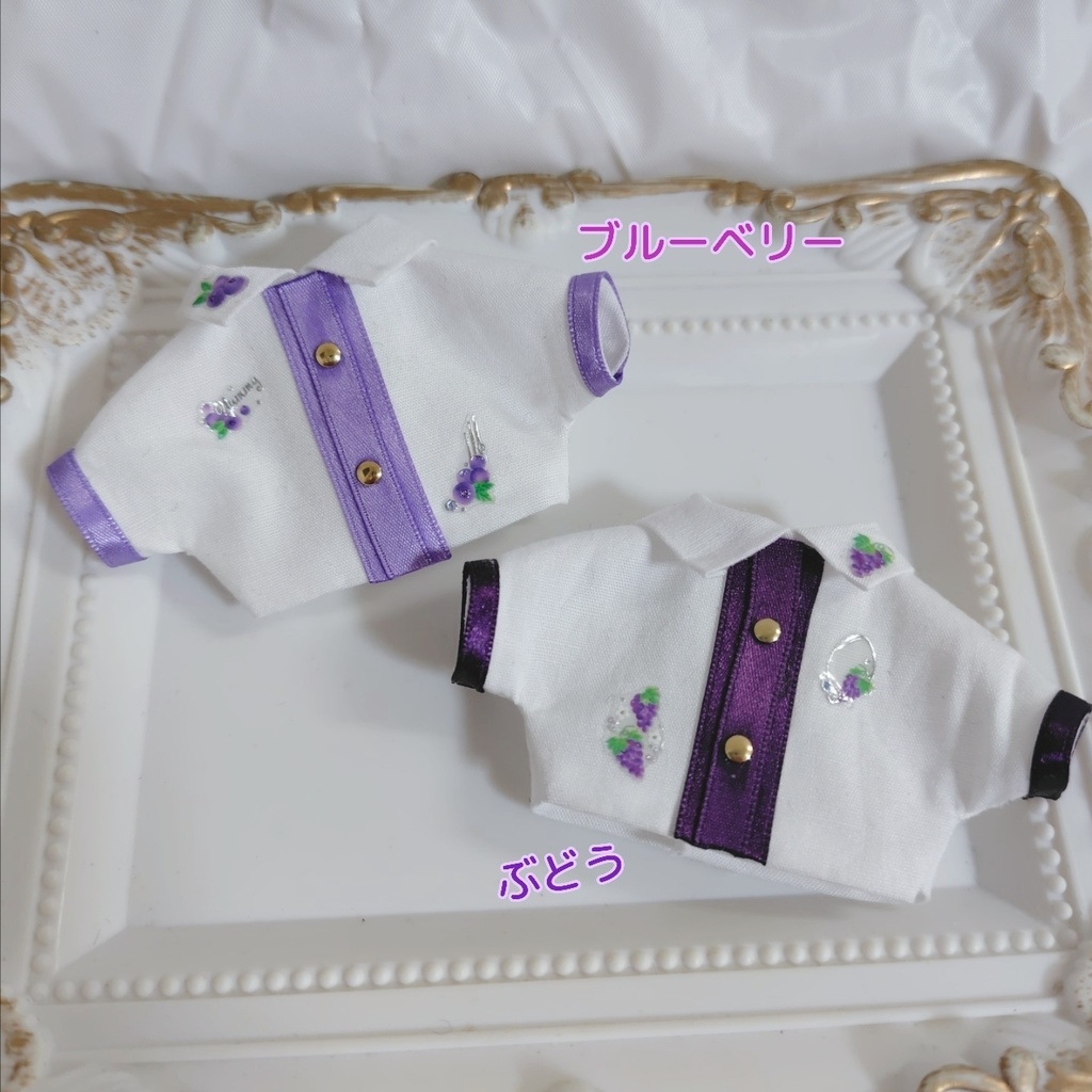 爽やかフルーツ✕白シャツ (10cmぬい用)