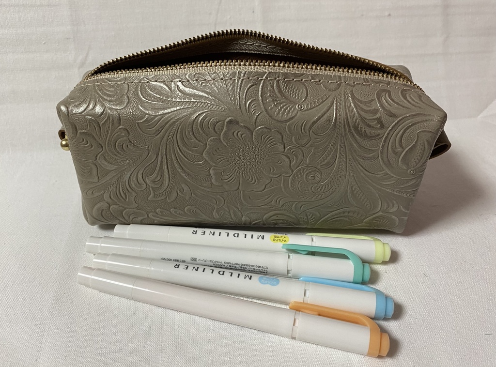 本革ペンケース(ハンドメイド)