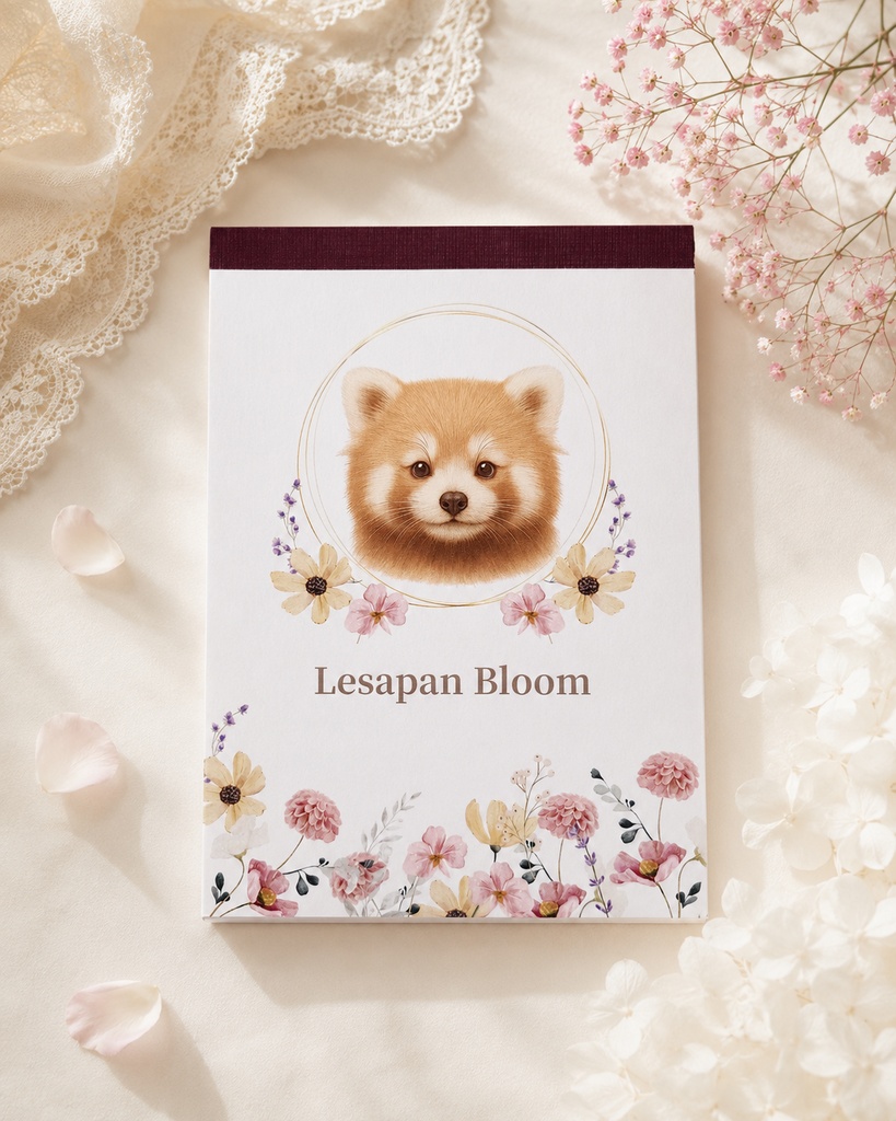 Lesapan Bloom|おまけ付き お花畑メモ帳(ver.1)