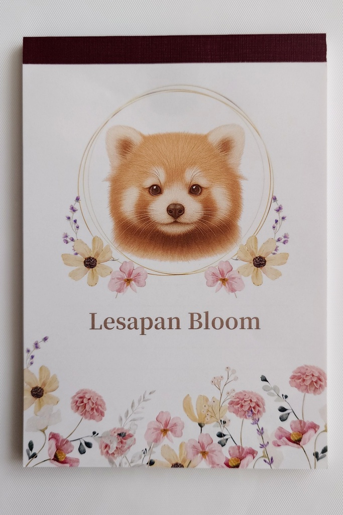 Lesapan Bloom｜おまけ付き お花畑メモ帳（ver.1）