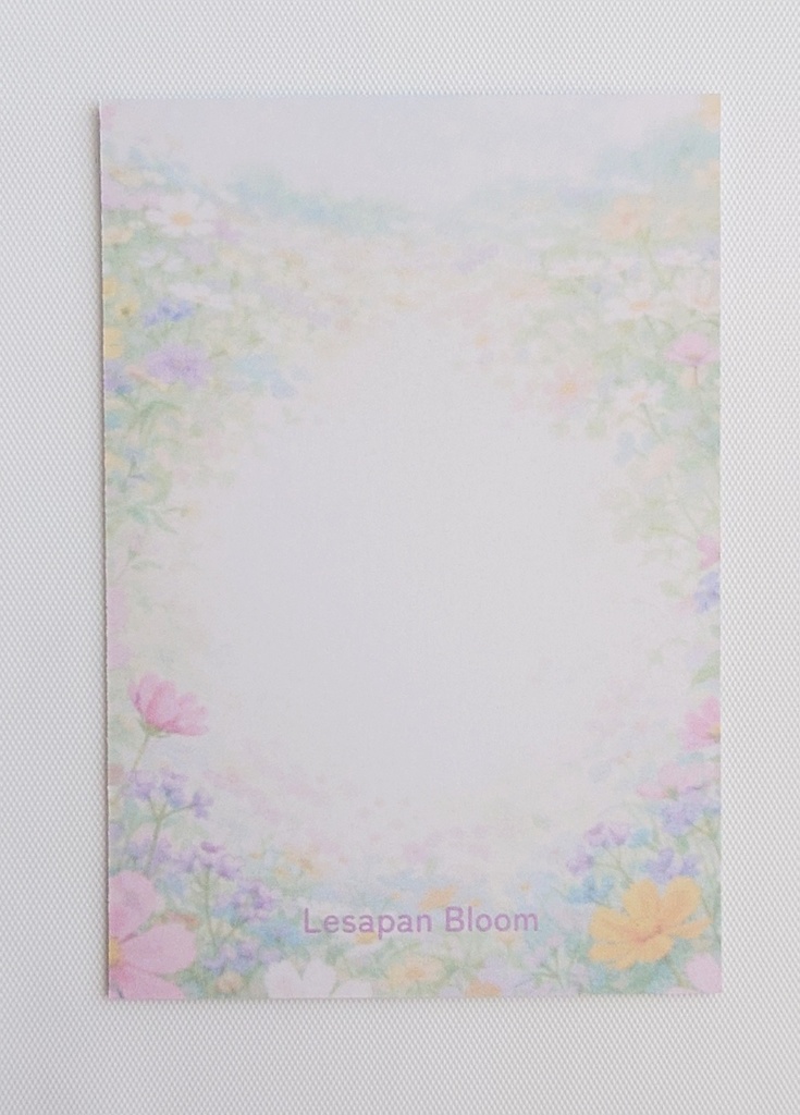 お花畑メッセージカード(おめでとう)