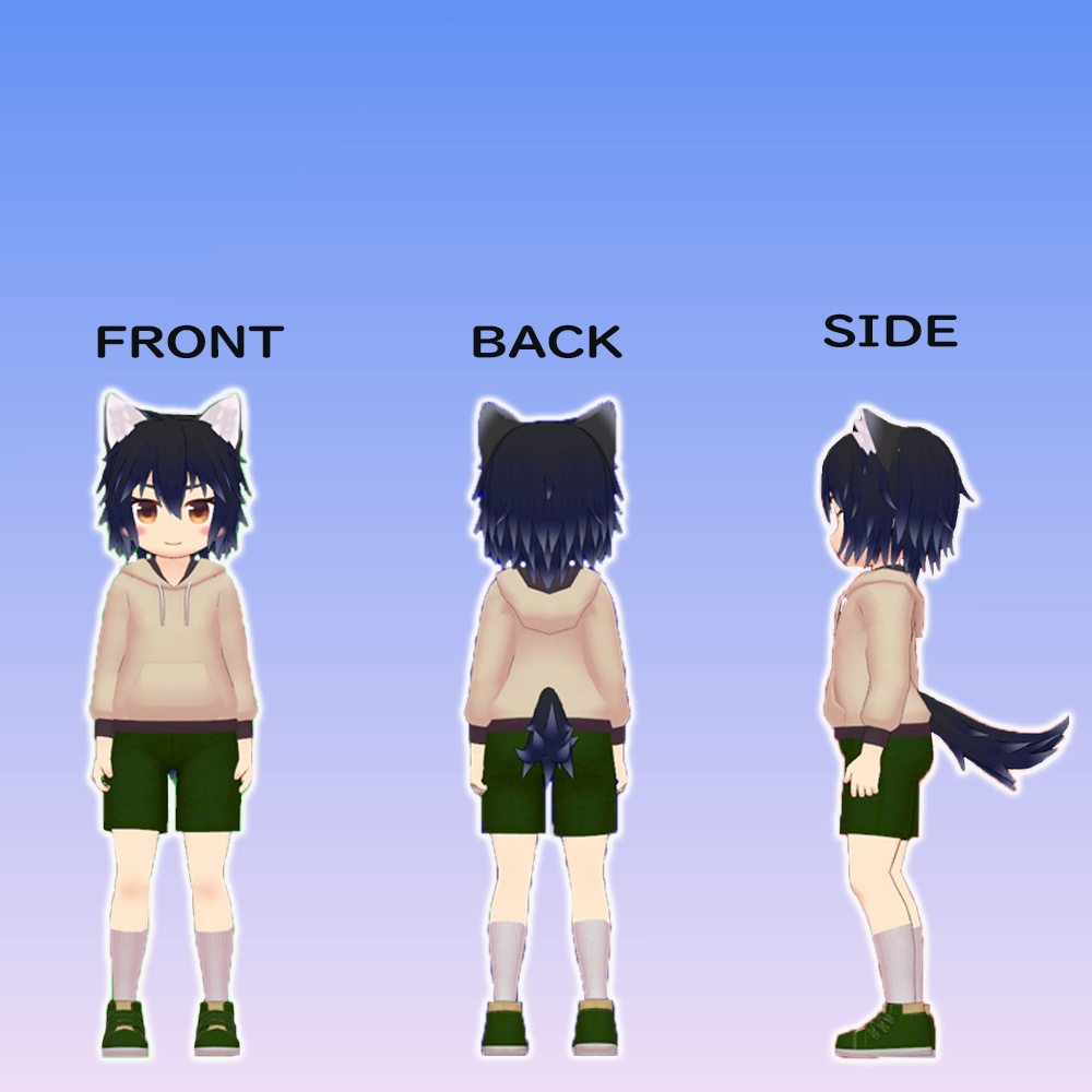 オリジナル3Dモデル「ガヴ」